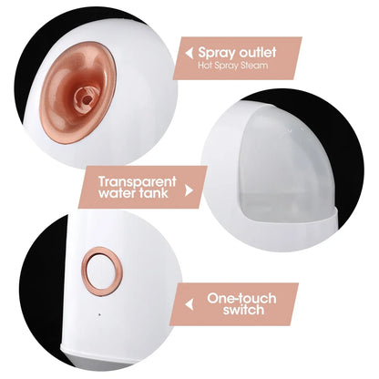 Hot Mist Facial Steamer – Deep Hydration & Pore Care at Home