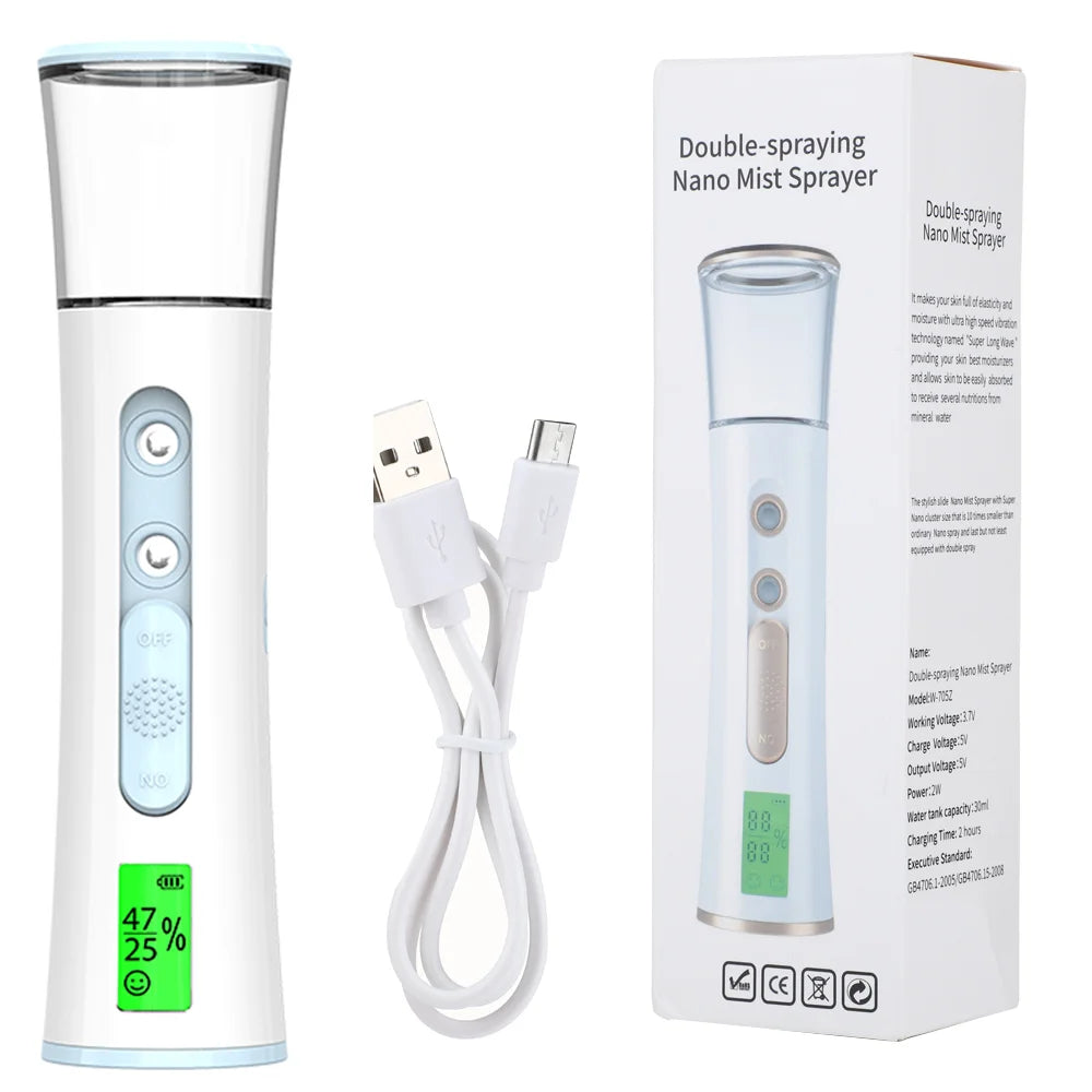 Double Spray-head Nano Mist Sprayer