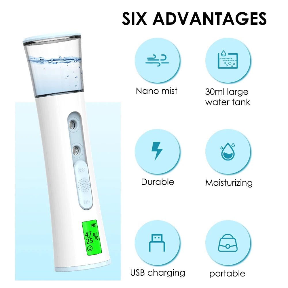 Double Spray-head Nano Mist Sprayer
